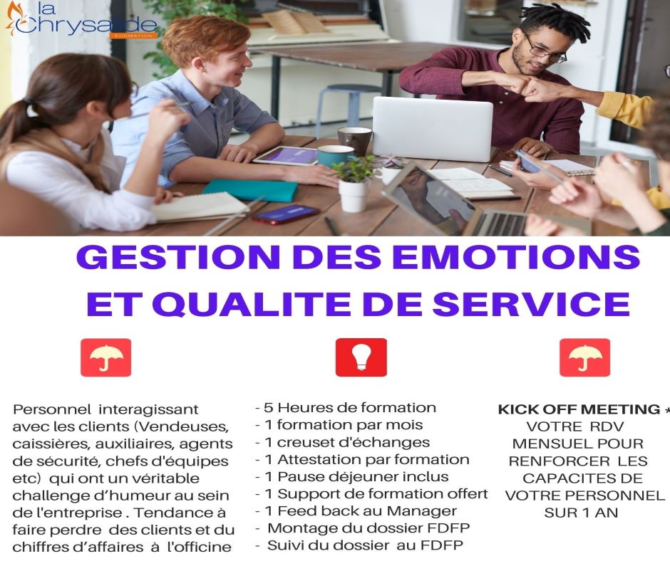 GESTION DES EMOTIONS ET QUALITE DE SERVICE EN AVRIL